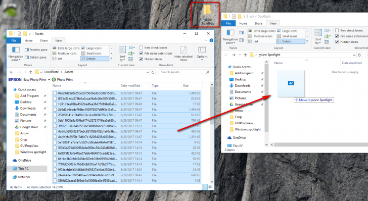 วิธีโหลดภาพ Spotlight พื้นหลังล็อกหน้าจอ บน Windows 10 มาใช้งาน วิธีโหลดภาพ Spotlight พื้นหลังล็อกหน้าจอ บน Windows 10 มาใช้งาน