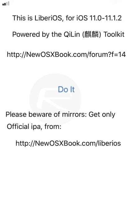 วิธีและขั้นตอนเจลเบรค iOS 11 - iOS 11.1.2 แบบ Semi-Jailbreak ด้วย LiberiOS วิธีและขั้นตอนเจลเบรค iOS 11 - iOS 11.1.2 แบบ Semi-Jailbreak ด้วย LiberiOS