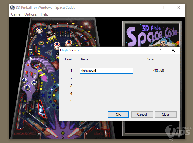 microsoft 3d pinball space cadet download windows 10