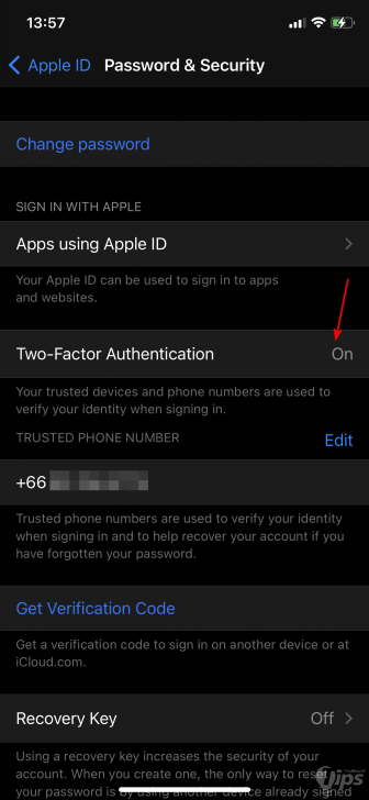 เปลี่ยนรหัส apple id scam