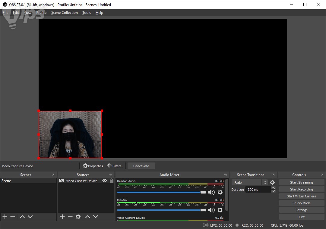 obs studio webcam and stream not matching obs studio webcam and stream not matching